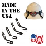 Hart Hat Clips: Full Brim Hard Hat Clips (black)