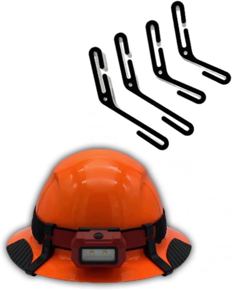 Hart Hat Clips: Lift Hard Hat Brand Compatible Full Brim Hard Hat Clips