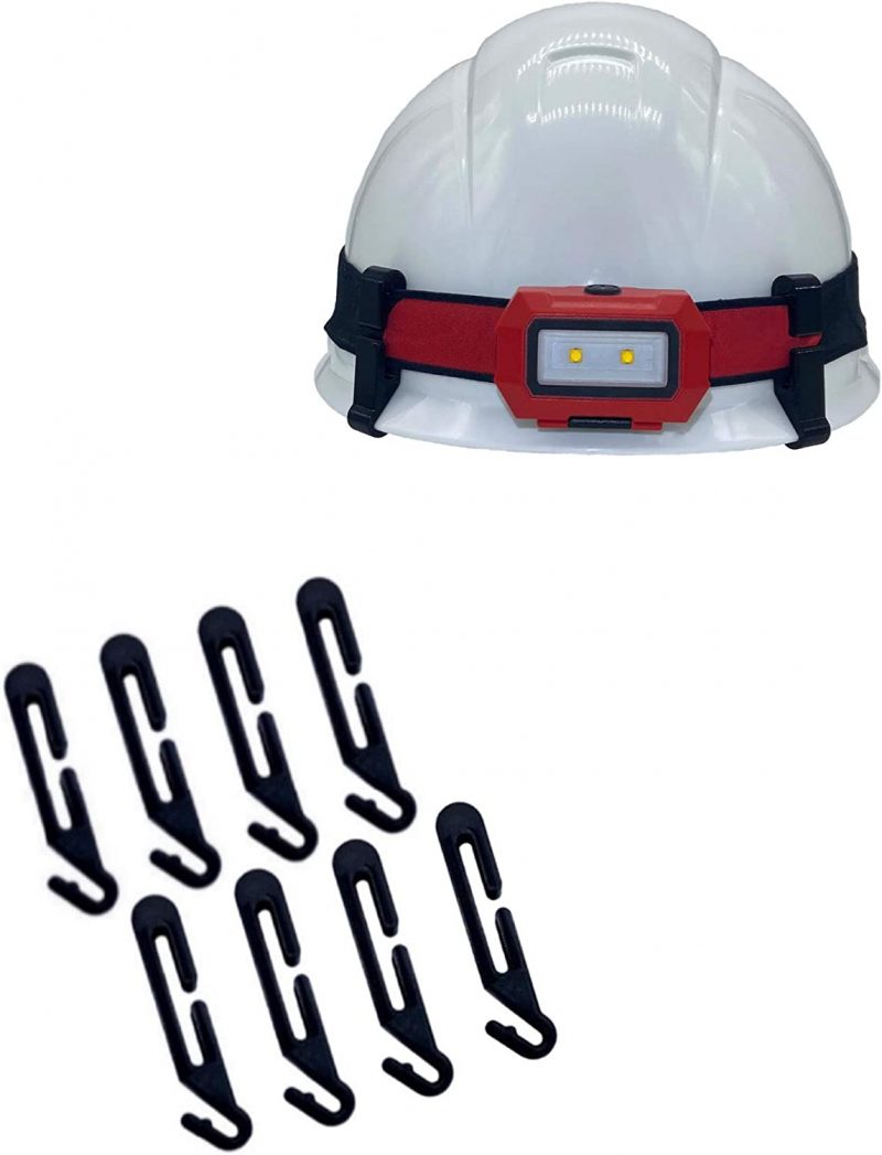 Hart Hat Clips: No Brim Hard Hat Clips for MSA Hard Hats And Like Models