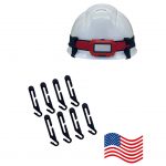 Hart Hat Clips: No Brim Hard Hat Clips for MSA Hard Hats And Like Models